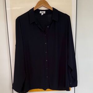 Express Classic Black Long Sleeve Shirt